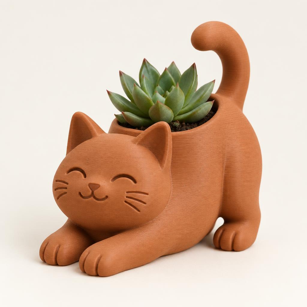 Ejemplo de estilo decorativo para maceta 3D